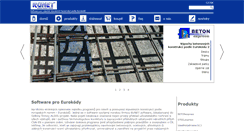 Desktop Screenshot of eurokod.cz